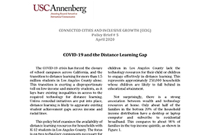 COVID-19 and the Distance Learning Gap