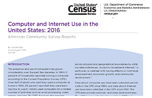 Computer and Internet Use in the United States: 2016