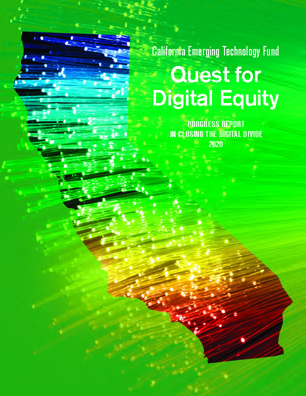 CETF 2020 Progress Report - Quest for Digital Equity