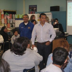 Computers for Youth, Art Duardo welcomes Mayor Anthony Villaraigosa