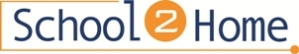 School 2 Home logo with the number "2" in a orange circle.