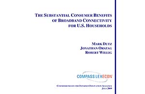 Benefits of Broadband Connectivity for U.S. Households