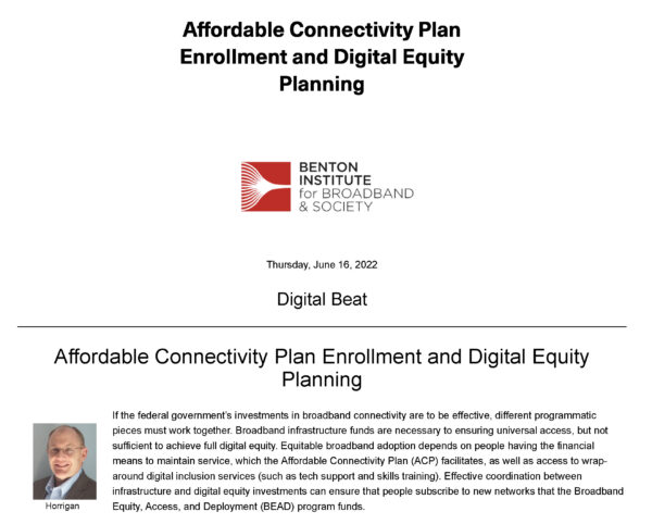 Affordable Connectivity Plan Enrollment and Digital Equity Planning portfolio thumbnail