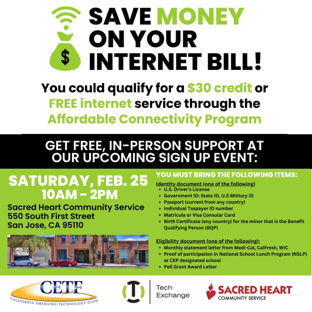 Get Connected! ACP Enrollment Event with Sacred Heart Community Service ...