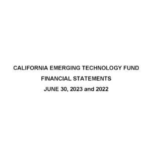 CETF Financial Statements June 30, 2023 and 2022
